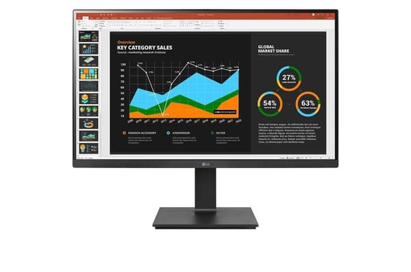 LG 27BQ75QB-B datorskärm 68,6 cm (27 tum) 2560 x 1440 pixlar Quad HD LCD Svart Svart