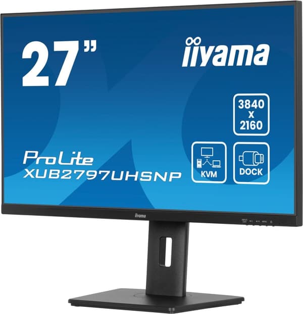 IIYAMA 27-tums XUB2797UHSNP-B1-skärm 16:9 HDMI+DP+USB-C IPS