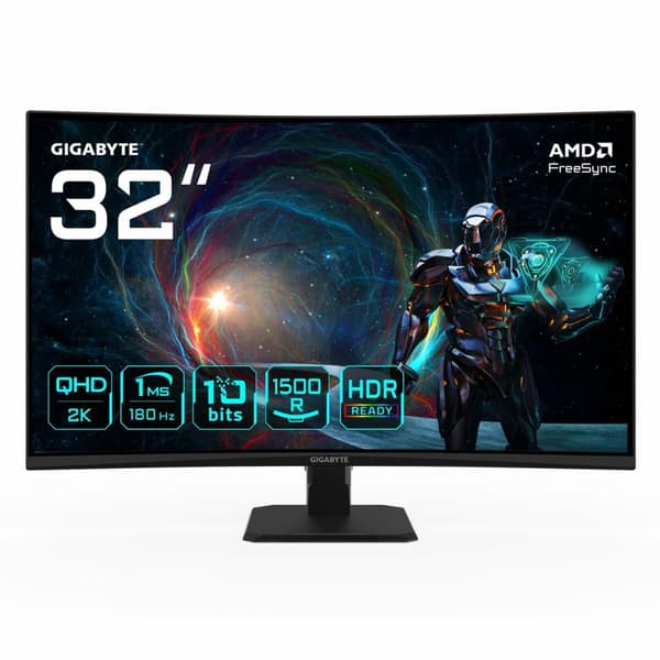 Pelinäyttö Gigabyte 20VM0-GS32QCABM-1EUR Quad HD 31,5"