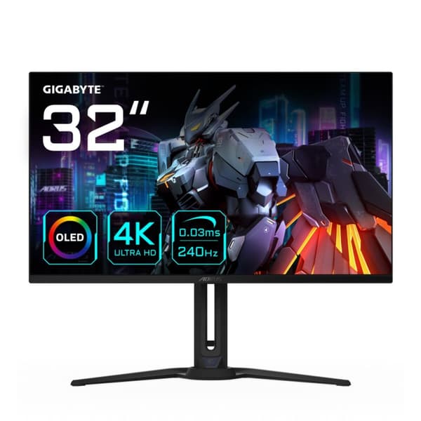 Skærm Aorus 4K Ultra HD 240 Hz Sort