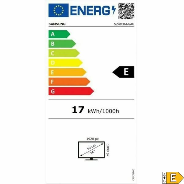 Näyttö Samsung LS24D366GAUXEN Full HD 24"