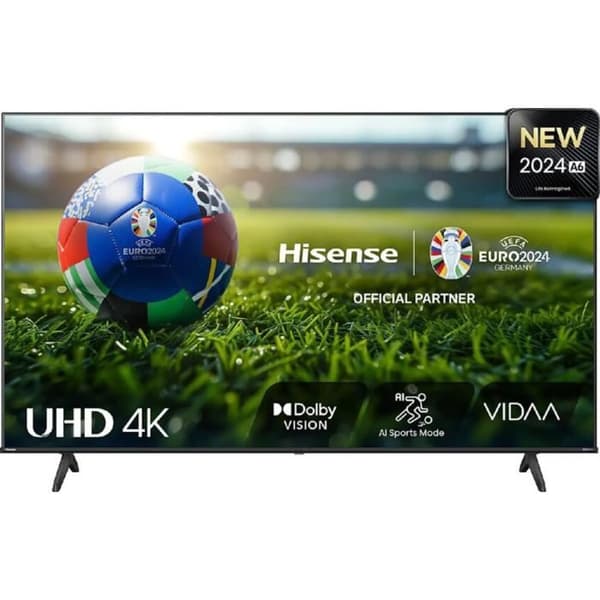 Hisense Smart TV 65 tum 4K LED DVB-T2 A69N Svart - Ultra HD-TV