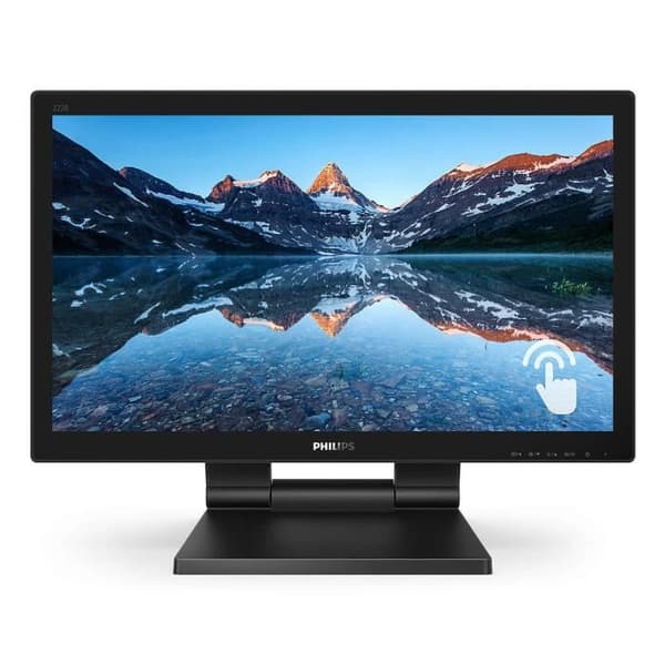 Monitor - Philips - B Line 222B9TA/00 - 21,5 tum - Full HD - 10-punkts pekskärm Svart