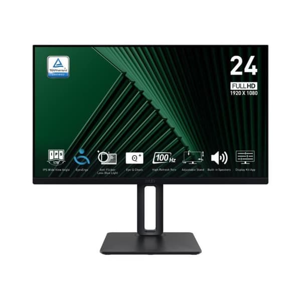 Monitor MSI Pro MP245PG 23.8" IPS FullHD 1920x1080 100Hz 1ms Affärs-LCD Svart