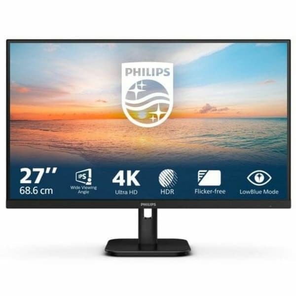 Gaming skærm Philips 27E1N1800A/00 4K Ultra HD 27" Sort