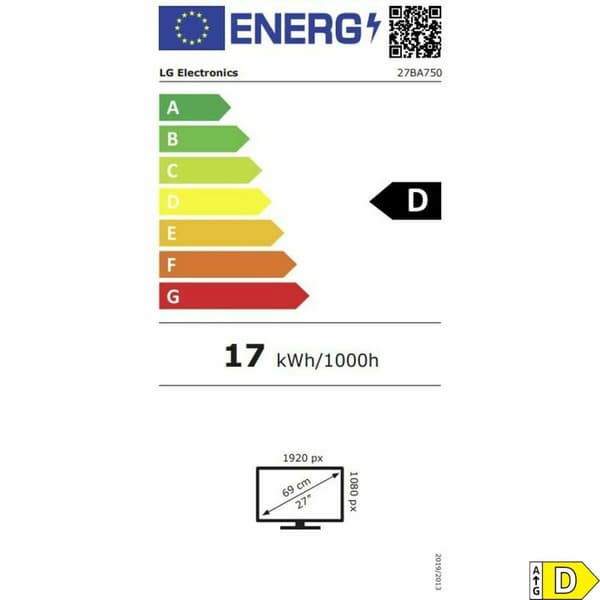 Pelinäyttö LG 27BA750-B Full HD 27"