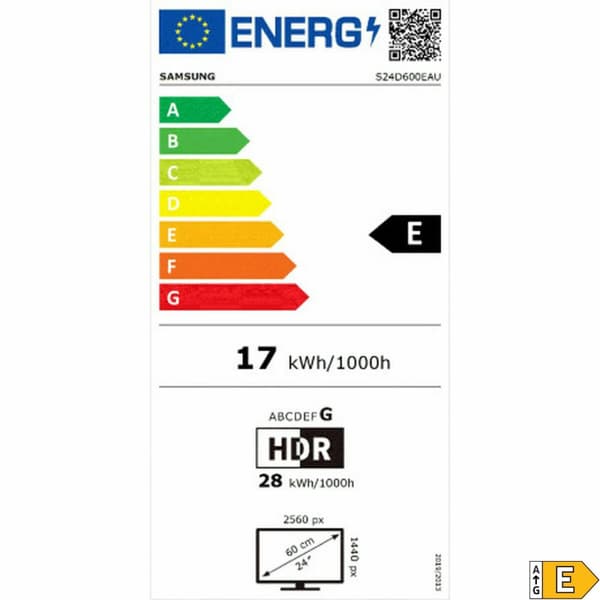 Skærm Samsung LS24D600EAUXEN Quad HD 24"