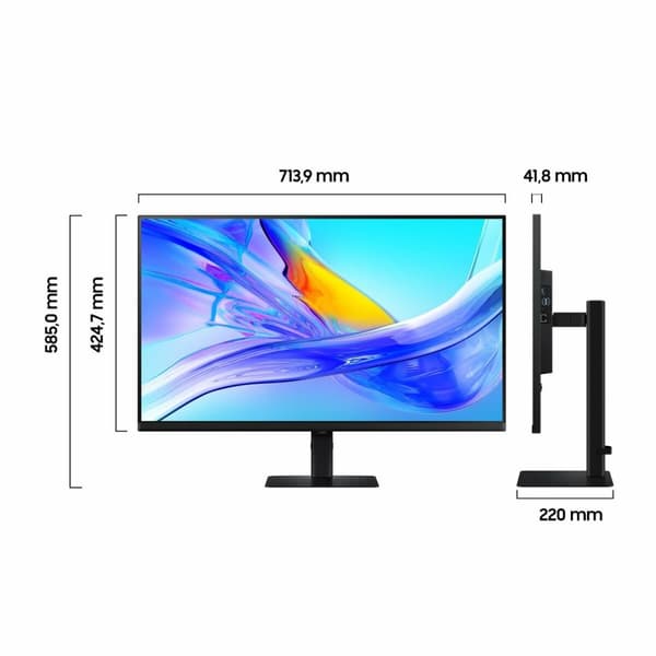 Gaming skærm Samsung LS32D800UAUXEN 4K Ultra HD 32"