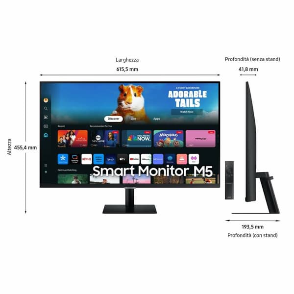 Monitor Gaming Samsung LS27DM502EUXEN Full HD 27"
