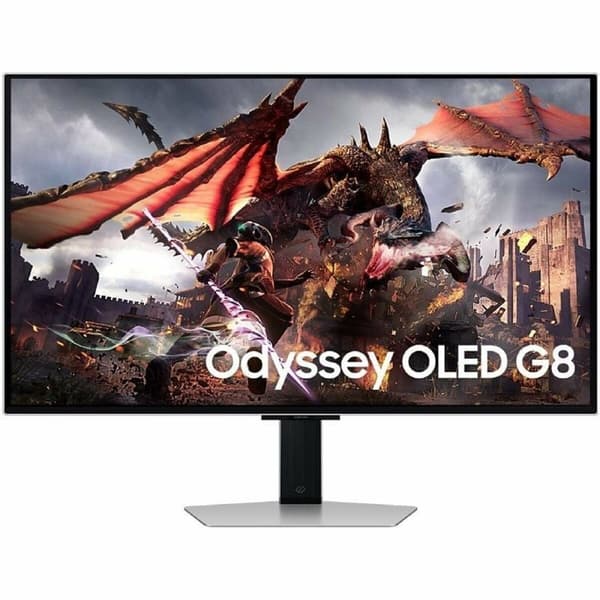 Gaming skærm Samsung LS32DG802SUXEN 4K Ultra HD 32" Sølv