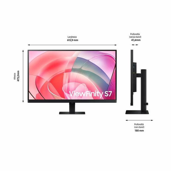Spilleskjerm Samsung LS27D702EAUXEN 4K Ultra HD 27"