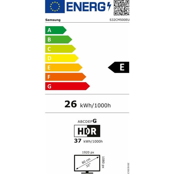 Spilleskjerm Samsung LS32DM502EUXEN Full HD 32"