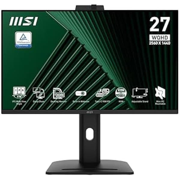 Kontorsmonitor - MSI - PRO MP275QPDG - 27" QHD IPS - 100 Hz - 4 ms - USB-C PD98W