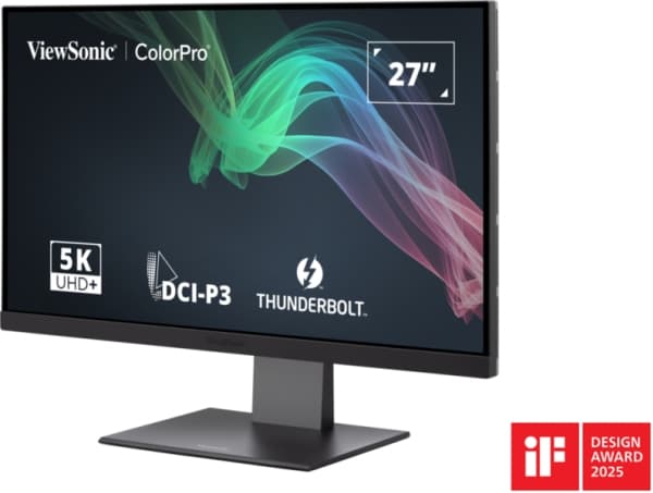 Viewsonic VP2788-5K, 68,6 cm (27"), 5120 x 2880 pixel, 5K Ultra HD, LED, 5 ms, Sort