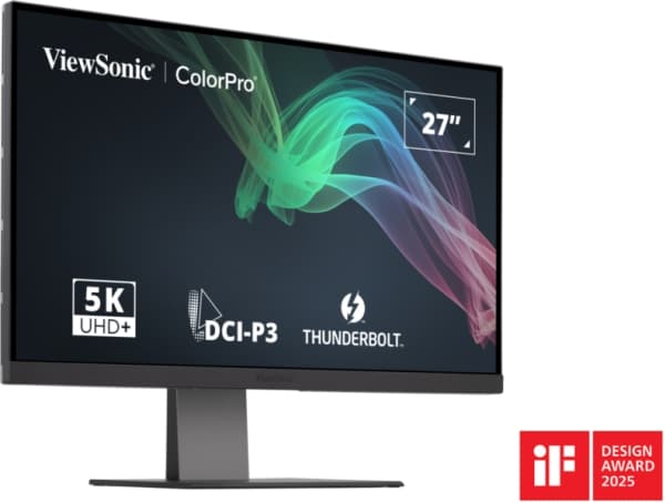 Viewsonic VP2788-5K, 68,6 cm (27"), 5120 x 2880 pixel, 5K Ultra HD, LED, 5 ms, Sort