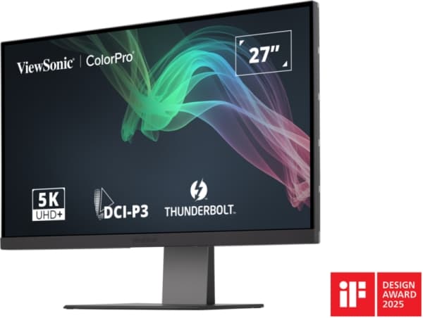 Viewsonic VP2788-5K, 68,6 cm (27"), 5120 x 2880 pixel, 5K Ultra HD, LED, 5 ms, Sort