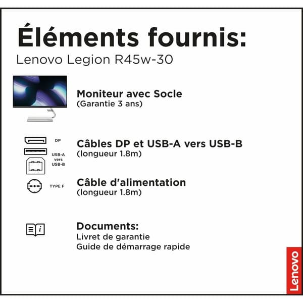 Näyttö Lenovo 67B1GAC3EU 44,5" 4K Ultra HD