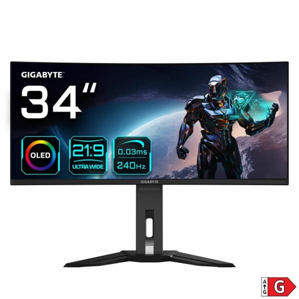 Skjerm Gigabyte MO34WQC2 Wide Quad HD 34"