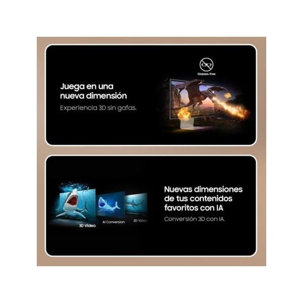 Samsung Odyssey 3D LS27FG904XUXEN 27" LED IPS UltraHD 4K 165Hz Justerbar Höjd FreeSync Premium
