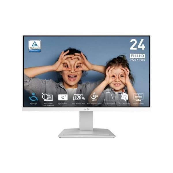 PC-skärm - MSI - PRO MP2412W - 23.8" - FullHD 1920x1080 - 100Hz - LED VA