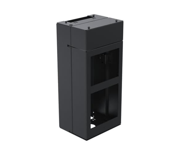 Ergonomic Solutions -kioskimoduuli tulostimella ja skannerilla, 206 mm leveä, musta, SPK211-02