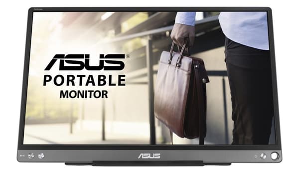 Asus N MB16ACE 39,6 cm (15,6") 1920 x 1080 pikseliä Full HD LED Harmaa, MB16ACE
