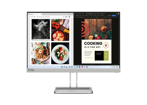 Ekran PC - Lenovo - L24i-40 - 23,8 tum - Full HD 1920x1080 - AMD FreeSync Grå