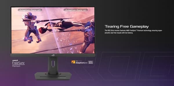 ASUS ROG Strix XG259QNS Gamingskärm 24.5"/1920 x 1080/380HZ/Fast IPS/0.3ms GTG/HDR400