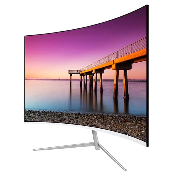 Kurvet Gaming Skærm, 27-tommer FHD, 75Hz Opdateringsfrekvens,FYHXELE FY27FMC-B, EU -stik