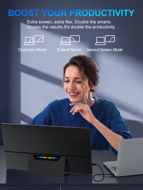 UPERFECT 18.5" Pelimonitori, 120Hz Päivitystaajuus, IPS-paneeli,EU -pistoke