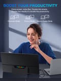 Pikkukuva 2 / 4: UPERFECT 18.5" Pelimonitori, 120Hz Päivitystaajuus, IPS-paneeli,EU -pistoke