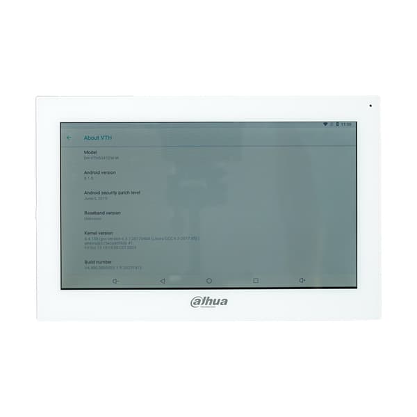 Dahua VTH5341GW-W Digitaalinen Sisämonitori, 10 Tuuman Näyttö, Kaksisuuntainen Puhelu, Hissin Ohjaus
