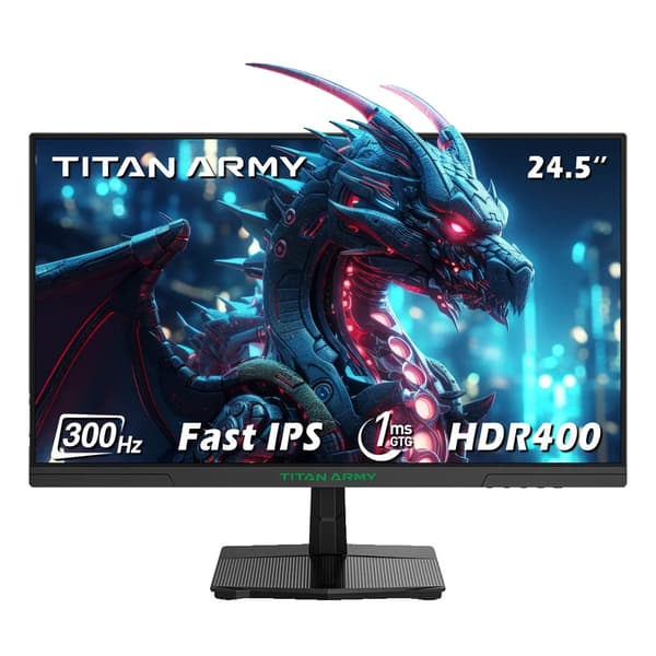 TITAN ARMY Gaming Monitor, 24,5 tommer, 300Hz opdateringshastighed, 1ms responstid,P2510HS