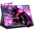 Pikkukuva 1 / 4: Kannettava pelimonitori, 17,3 tuumaa, 144 Hz virkistystaajuus, 2560x1440 IPS-näyttö,Eu plug in Finnish is "Eu-plugi".