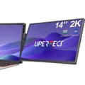 Miniatyrbild 1 av 2: Bärbar Skärm, 14" 2K Display, 360° Svängbar Hängsel,enda skärm, EU-kontakt