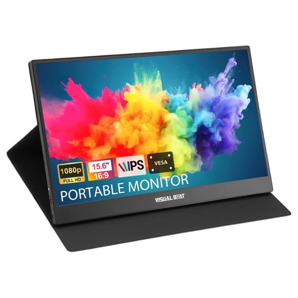 Bærbar skærm, 15,6 tommer Full HD, IPS-panel,15,6 tommer 1080P