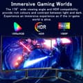 Miniatyrbild 4 av 4: GreBear Spelmonitor, 165Hz uppdateringsfrekvens, 1ms responstid,svart, EU-plugg
