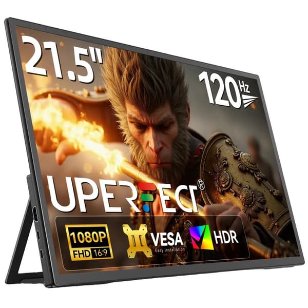 21,5 tum monitor, 120 Hz uppdateringsfrekvens, 1920 x 1080 upplösning,Ingen beröring, Eu plugg