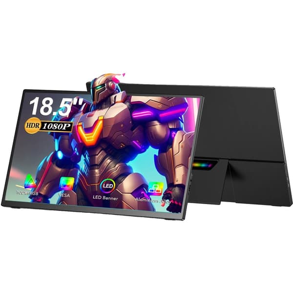 Kannettava pelimonitori, 18,5 tuumaa, 120 Hz virkistystaajuus,EU-plugi