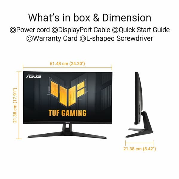 Gaming skærm Asus 90LM0AR0-B01371 27" 4K Ultra HD