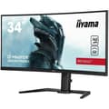 Miniatyrbild 3 av 6: Böjd PC Gamer-skärm - IIYAMA G-Master Red Eagle GB3467WQSU-B5 - 34" UWQHD - VA-panel - 0,4 ms - 165Hz - 2 x HDMI / 2 x DP - AMD