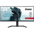 Miniatyrbild 1 av 6: Böjd PC Gamer-skärm - IIYAMA G-Master Red Eagle GB3467WQSU-B5 - 34" UWQHD - VA-panel - 0,4 ms - 165Hz - 2 x HDMI / 2 x DP - AMD