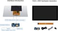 Miniatyrbilde 2 av 6: Waveshare 7 inch HDMI Display Capacitive Touch LCD with Bicolour Case 1024 x 600 IPS Screen Supports All Versions of Raspberry Pi Windows Monitor