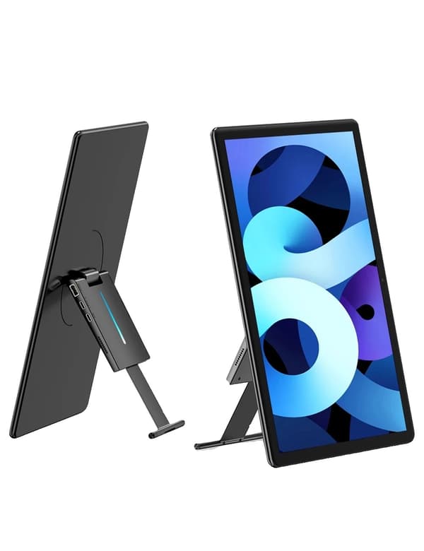 Bärbar pekskärm, 1080P FHD-upplösning, USB Type-C-anslutning,EU-kontakt