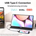 Miniatyrbild 4 av 4: Bärbar skärm, 15,6 tum pekskärm, FHD 1080P IPS-display