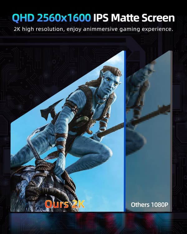 Pelaamisen näyttö, 2K-resoluutio, 144Hz virkistystaajuus,EU-pistoke