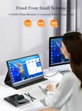 Pikkukuva 2 / 4: Kannettava 15,6 tuuman näyttö, FHD 1080P -resoluutio, USB Type-C -yhteys,EU-pistoke