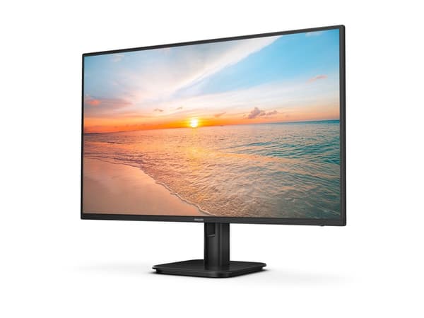 Philips 27E1N1200A - 1000 Series - LED-skjerm - 27" - 1920 x 1080 Full HD (1080p) @ 100 Hz - IPS - 250 cd/m² - 1300:1 - 1 ms - HDMI, VGA, DisplayPort Sort