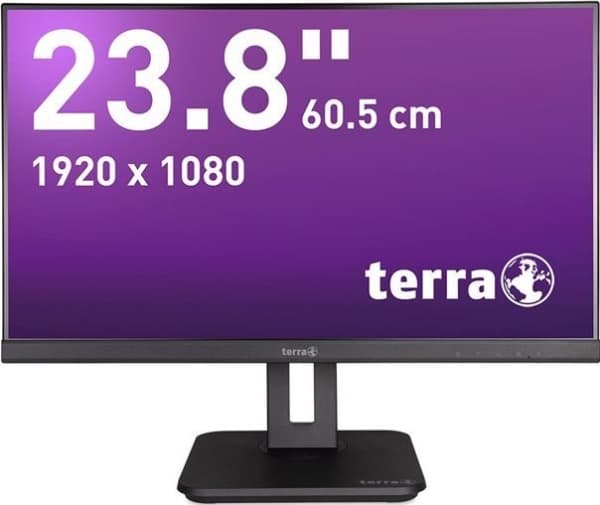 TERRA LCD/LED 2448W PV V3.1 sort HDMI/DP/USB-C/GREENLINE PLUS - Flatskjerm (TFT/LCD) - 23,8" (3030238)