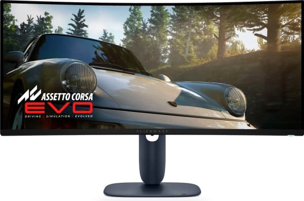 Alienware 34 Gaming Monitor - AW3425DW, WQHD (3440x1440), 21:9 1800R Curved, 240Hz, QD OLED, 0.03ms, NVIDIA G-SYNC Kompatibel, AMD FreeSync Premium P Sininen